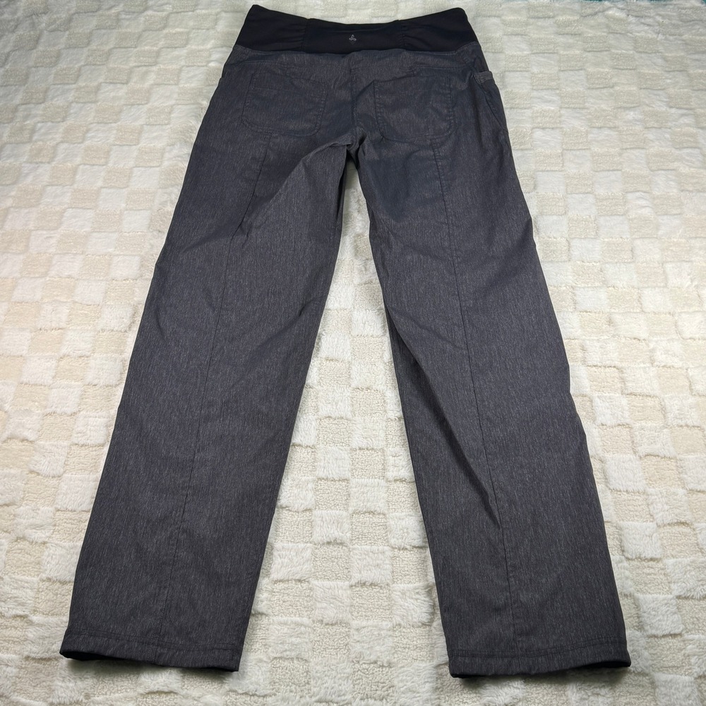 Prana Gray Wide-Leg Maternity/Active Trousers with Black Waistband - Picture 11 of 11